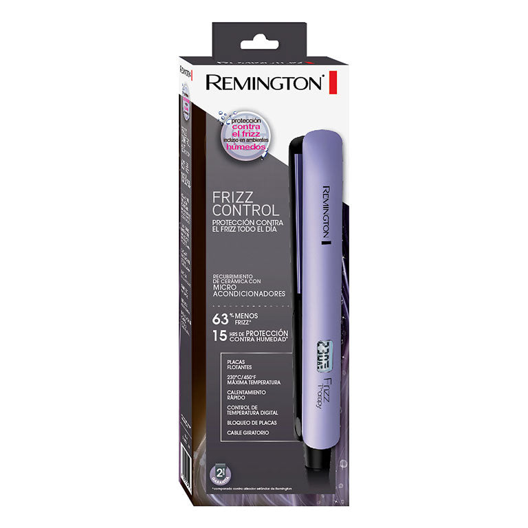 Plancha De Cabello En Ceramica Remington Frizz Control S8510