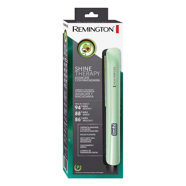 Plancha De Cabello En Ceramica Remington Aguacate Y Macadamia S9960