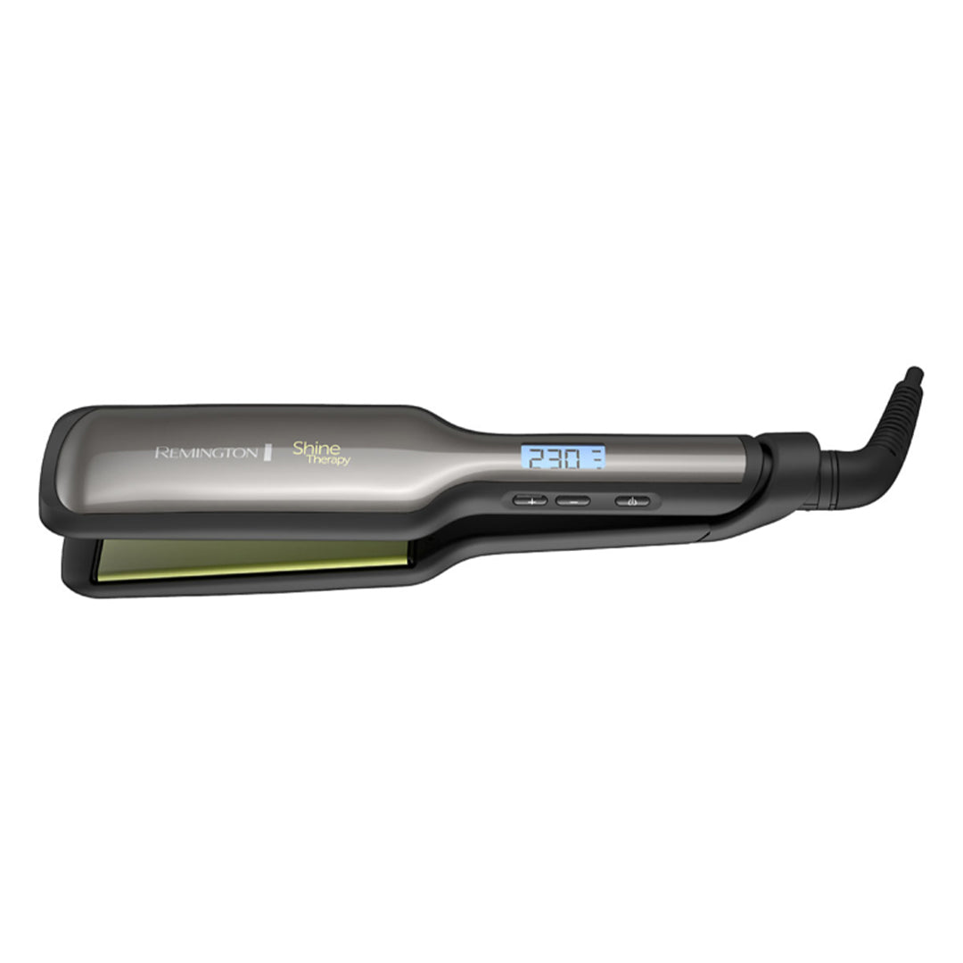 Plancha De Cabello En Ceramica Remington Aguacate y Macadamia Ancha S9980