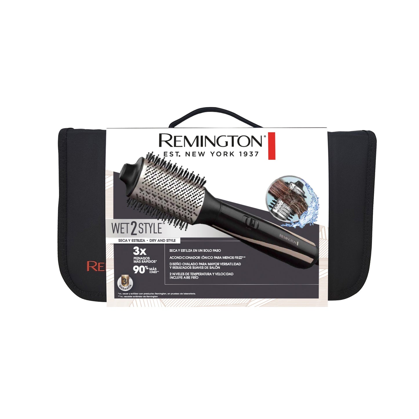 Cepillo Secador De Cabello Remington Wet 2 Style AS21A