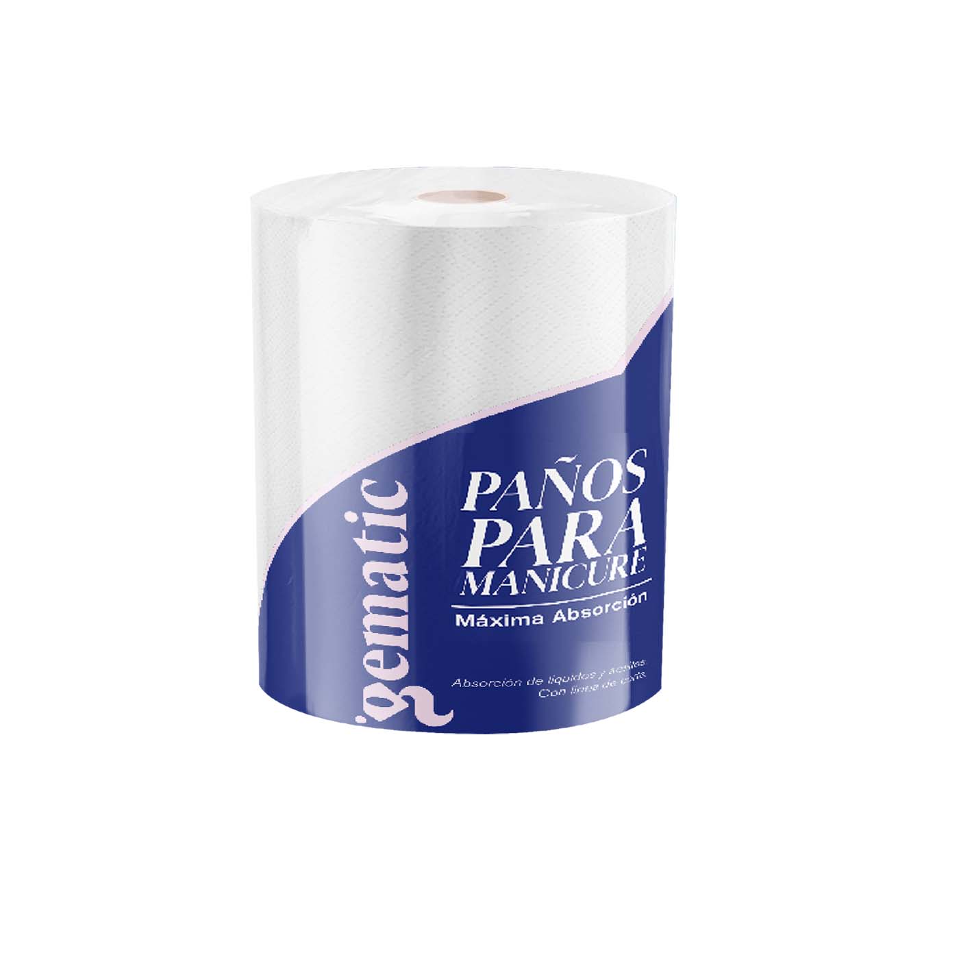 Toalla Manicure Gematic Rollo Jumbo 900 Servicios