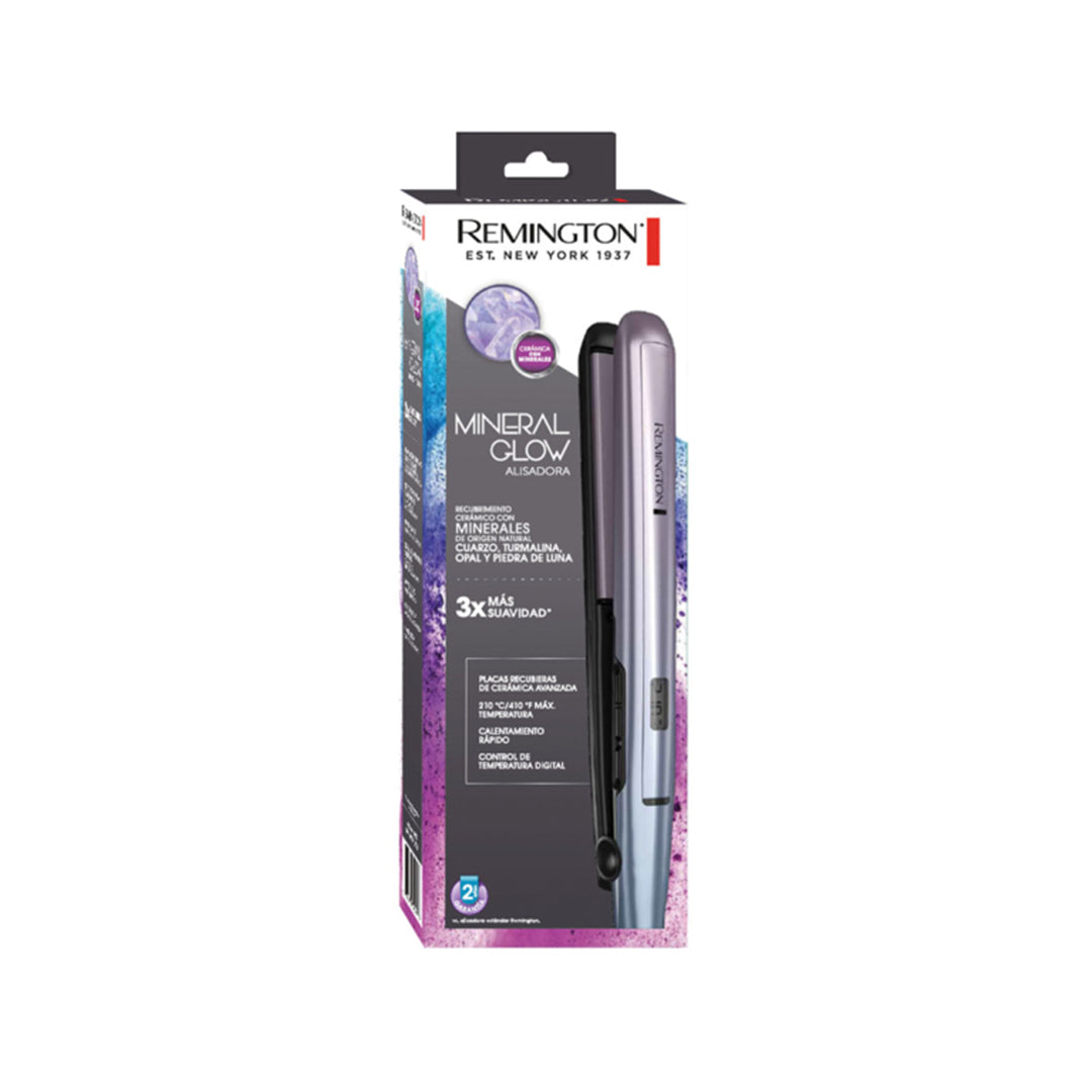 Plancha De Cabello En Ceramica Remington Mineral Glow S5408