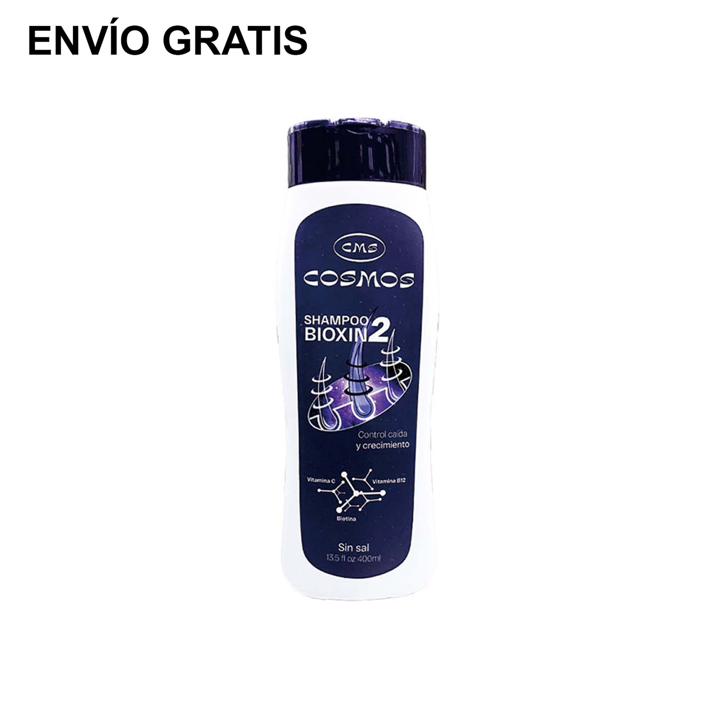 Shampoo Anticaida Femenino CMS Cosmos Bioxin 2