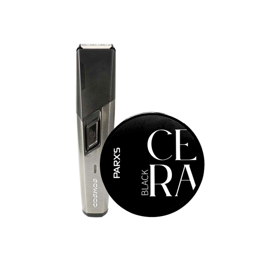 Kit Maquina Cosmos Apolo + Cera Parx´s Black