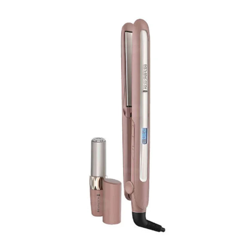 Combo Plancha Alisadora + Removedor De Vello Facial Remington S7740-R06